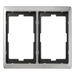 Рамка 2 поста Schneider Electric MERTEN ARTEC, стальной (ШНАЙДЕР) Рамка 2 поста Schneider Electric MERTEN ARTEC, стальной (ШНАЙДЕР)