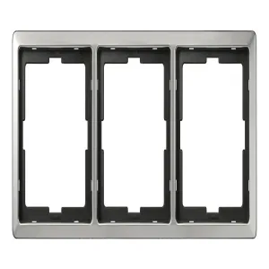 Schneider Electric MTN481346 — рамка 3 поста, стальная (ШНАЙДЕР) Schneider Electric MTN481346 — рамка 3 поста, стальная (ШНАЙДЕР)