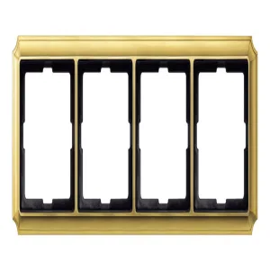 Schneider Electric MTN483421, рамка 4 поста, блестящая латунь (ШНАЙДЕР) Schneider Electric MTN483421, рамка 4 поста, блестящая латунь (ШНАЙДЕР)