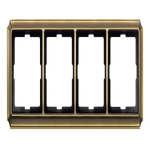 Schneider Electric MERTEN ANTIQUE MTN483443, рамка на 4 поста (античная латунь) (ШНАЙДЕР) Schneider Electric MERTEN ANTIQUE MTN483443, рамка на 4 поста (античная латунь) (ШНАЙДЕР)