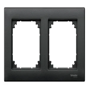 Schneider Electric M-PLAN MTN486214, рамка 2-постовая, антрацит (ШНАЙДЕР) Schneider Electric M-PLAN MTN486214, рамка 2-постовая, антрацит (ШНАЙДЕР)