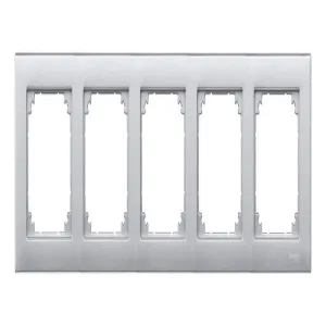 Schneider Electric MTN486560 рамка на 5 постов M-PLAN, алюминий (ШНАЙДЕР) Schneider Electric MTN486560 рамка на 5 постов M-PLAN, алюминий (ШНАЙДЕР)