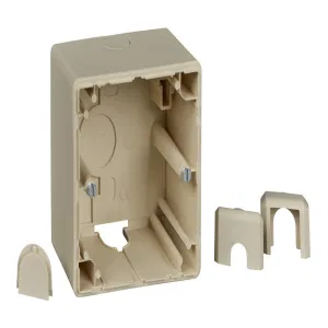 Schneider Electric MTN512144 коробка для наружного монтажа Х1 (бежевый, IP20) (ШНАЙДЕР) Schneider Electric MTN512144 коробка для наружного монтажа Х1 (бежевый, IP20) (ШНАЙДЕР)
