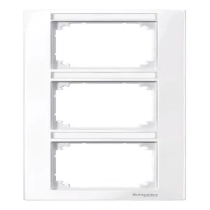 Рамка 3 поста Schneider Electric MERTEN M-PLAN, вертикальная, активно-белый (ШНАЙДЕР) Рамка 3 поста Schneider Electric MERTEN M-PLAN, вертикальная, активно-белый (ШНАЙДЕР)