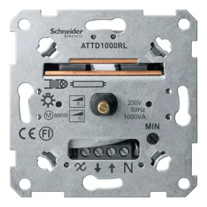 Schneider Electric MTN5135-0000 механизм поворотно-нажимного светорегулятора, 1000 ВА (ШНАЙДЕР) Schneider Electric MTN5135-0000 механизм поворотно-нажимного светорегулятора, 1000 ВА (ШНАЙДЕР)