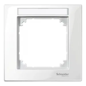 Рамка 1 пост Schneider Electric MERTEN M-PLAN, полярно-белый (ШНАЙДЕР) Рамка 1 пост Schneider Electric MERTEN M-PLAN, полярно-белый (ШНАЙДЕР)