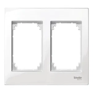 Рамка 2 поста Schneider Electric MERTEN M-PLAN, полярно-белый (ШНАЙДЕР) Рамка 2 поста Schneider Electric MERTEN M-PLAN, полярно-белый (ШНАЙДЕР)