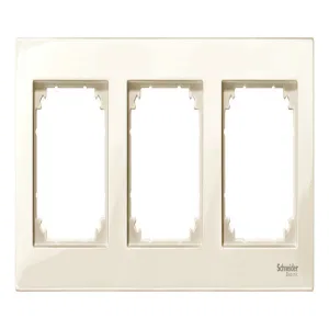 Schneider Electric MTN515344 рамка 3 поста Merten M-Plan, бежевый глянцевый (ШНАЙДЕР) Schneider Electric MTN515344 рамка 3 поста Merten M-Plan, бежевый глянцевый (ШНАЙДЕР)