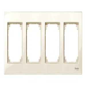 Schneider Electric MTN515444 рамка 4 поста Merten M-Plan, бежевый глянцевый (ШНАЙДЕР) Schneider Electric MTN515444 рамка 4 поста Merten M-Plan, бежевый глянцевый (ШНАЙДЕР)