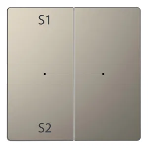Schneider Electric MTN5226-6050, клавиша двойная, никель (ШНАЙДЕР) Schneider Electric MTN5226-6050, клавиша двойная, никель (ШНАЙДЕР)