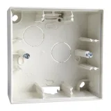 Schneider Electric MTN524119 Коробка одинарная для накладного монтажа System M (Merten), белый, RAL 9010