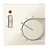 Schneider Electric Merten System M накладка на термостат MTN534844, кремово-белая