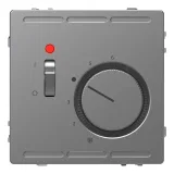 Schneider Electric MERTEN D-LIFE MTN5760-6036 термостат комнатный с датчиком, нержавеющая сталь