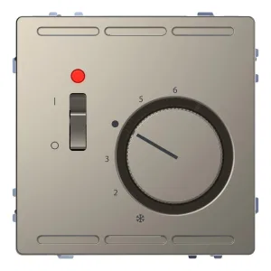 Термостат комнатный Schneider Electric MERTEN D-LIFE MTN5761-6050 (никель) (ШНАЙДЕР) Термостат комнатный Schneider Electric MERTEN D-LIFE MTN5761-6050 (никель) (ШНАЙДЕР)