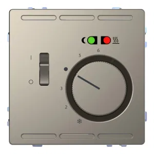 Schneider Electric MTN5764-6050 термостат для тёплого пола, никель (ШНАЙДЕР) Schneider Electric MTN5764-6050 термостат для тёплого пола, никель (ШНАЙДЕР)