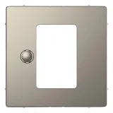 Schneider Electric MERTEN D-LIFE (никель) MTN5775-6050, накладка на термостат