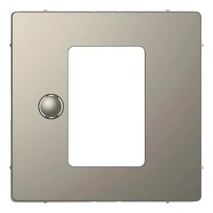 Schneider Electric MTN5775-6050, накладка на термостат MERTEN D-LIFE (никель) (ШНАЙДЕР) Schneider Electric MTN5775-6050, накладка на термостат MERTEN D-LIFE (никель) (ШНАЙДЕР)