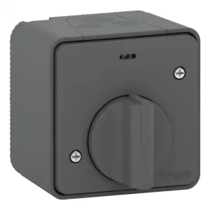 Schneider Electric Mureva Styl MUR35067 выключатель с таймером, антрацит, IP55 (ШНАЙДЕР) Schneider Electric Mureva Styl MUR35067 выключатель с таймером, антрацит, IP55 (ШНАЙДЕР)