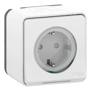 Schneider Electric MUR39034 Розетка с заземлением, белая, со шторками (ШНАЙДЕР) Schneider Electric MUR39034 Розетка с заземлением, белая, со шторками (ШНАЙДЕР)