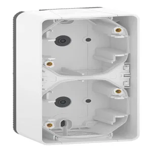 Schneider Electric MUREVA S MUR39912 (2-постовой бокс), белый, IP55 (ШНАЙДЕР) Schneider Electric MUREVA S MUR39912 (2-постовой бокс), белый, IP55 (ШНАЙДЕР)