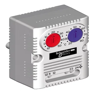 Schneider Electric NSYCCOTHD термостат с 2 регулировками уставки (ШНАЙДЕР) Schneider Electric NSYCCOTHD термостат с 2 регулировками уставки (ШНАЙДЕР)