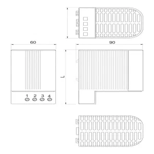 Schneider Electric NSYCR50WU2C - нагреватель 55 Вт (ШНАЙДЕР) Schneider Electric NSYCR50WU2C - нагреватель 55 Вт (ШНАЙДЕР)