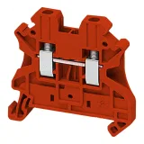 Клеммник винтовой проходной Schneider Electric Linergy TR 2,5 мм², красный, NSYTRV22RD