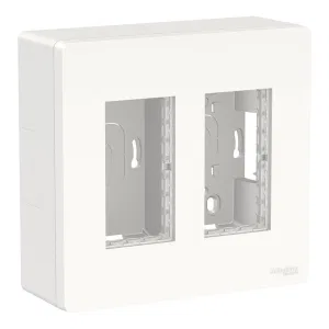 Schneider Electric UNICA SYSTEM+ блок открытой установки 2х2, белый, NU122418 (ШНАЙДЕР) Schneider Electric UNICA SYSTEM+ блок открытой установки 2х2, белый, NU122418 (ШНАЙДЕР)