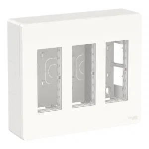 Schneider Electric UNICA SYSTEM+ Блок открытой установки 3 x 2, белый, NU123418 (ШНАЙДЕР) Schneider Electric UNICA SYSTEM+ Блок открытой установки 3 x 2, белый, NU123418 (ШНАЙДЕР)