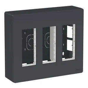 Schneider Electric UNICA SYSTEM+ Блок открытой установки 3x2, антрацит, NU123454 (ШНАЙДЕР) Schneider Electric UNICA SYSTEM+ Блок открытой установки 3x2, антрацит, NU123454 (ШНАЙДЕР)
