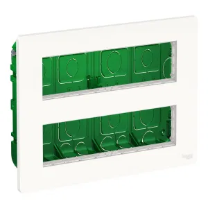 Schneider Electric UNICA SYSTEM+ Блок скрытой установки 2x5, антибактериальный, NU171020 (ШНАЙДЕР) Schneider Electric UNICA SYSTEM+ Блок скрытой установки 2x5, антибактериальный, NU171020 (ШНАЙДЕР)