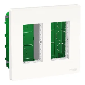 Schneider Electric UNICA SYSTEM+ NU172418 блок скрытой установки 2x2, белый (ШНАЙДЕР) Schneider Electric UNICA SYSTEM+ NU172418 блок скрытой установки 2x2, белый (ШНАЙДЕР)