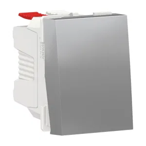 Schneider Electric NU310630 кнопка звонка одноклавишная, алюминий, Unica Modular (ШНАЙДЕР) Schneider Electric NU310630 кнопка звонка одноклавишная, алюминий, Unica Modular (ШНАЙДЕР)