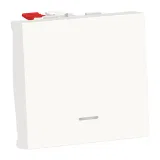 Schneider Electric Unica Modular NU320318S 1-клавишный переключатель с подсветкой, белый