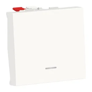 Schneider Electric Unica Modular NU320318S 1-клавишный переключатель с подсветкой, белый (ШНАЙДЕР) Schneider Electric Unica Modular NU320318S 1-клавишный переключатель с подсветкой, белый (ШНАЙДЕР)