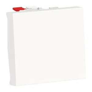 Schneider Electric UNICA MODULAR NU320618 - выключатель кнопочный одноклавишный, 2 модуля, белый (ШНАЙДЕР) Schneider Electric UNICA MODULAR NU320618 - выключатель кнопочный одноклавишный, 2 модуля, белый (ШНАЙДЕР)