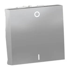 Schneider Electric UNICA MODULAR NU326230, выключатель 1-клавишный, скрытый монтаж, алюминий (ШНАЙДЕР) Schneider Electric UNICA MODULAR NU326230, выключатель 1-клавишный, скрытый монтаж, алюминий (ШНАЙДЕР)