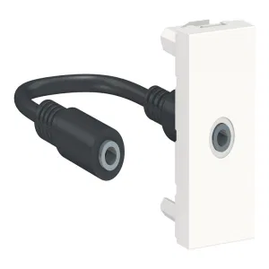Schneider Electric UNICA MODULAR розетка mini-jack NU343318, белый (ШНАЙДЕР) Schneider Electric UNICA MODULAR розетка mini-jack NU343318, белый (ШНАЙДЕР)