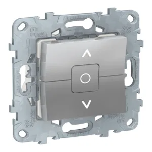 Schneider Electric UNICA NEW NU520830 выключатель для жалюзи с фиксацией, алюминий (ШНАЙДЕР) Schneider Electric UNICA NEW NU520830 выключатель для жалюзи с фиксацией, алюминий (ШНАЙДЕР)