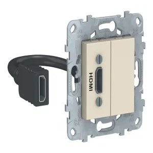 Schneider Electric UNICA NEW NU543044 HDMI розетка, бежевый (ШНАЙДЕР) Schneider Electric UNICA NEW NU543044 HDMI розетка, бежевый (ШНАЙДЕР)