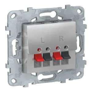 Schneider Electric NU548630, аудиорозетка, алюминий (ШНАЙДЕР) Schneider Electric NU548630, аудиорозетка, алюминий (ШНАЙДЕР)