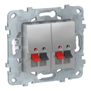 Schneider Electric NU548930 аудио-розетка, алюминий (ШНАЙДЕР) Schneider Electric NU548930 аудио-розетка, алюминий (ШНАЙДЕР)