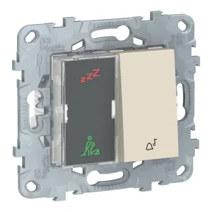 Schneider Electric Unica New NU577744 дисплей гостиничного номера и кнопочный звонок, бежевый (ШНАЙДЕР) Schneider Electric Unica New NU577744 дисплей гостиничного номера и кнопочный звонок, бежевый (ШНАЙДЕР)