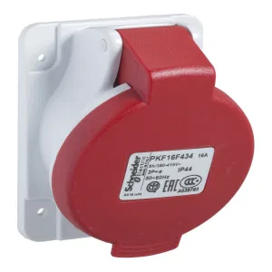 Schneider Electric PKF16F434 — розетка панельная угловая PratiKa 16 А, 250 В, IP44 (ШНАЙДЕР) Schneider Electric PKF16F434 — розетка панельная угловая PratiKa 16 А, 250 В, IP44 (ШНАЙДЕР)