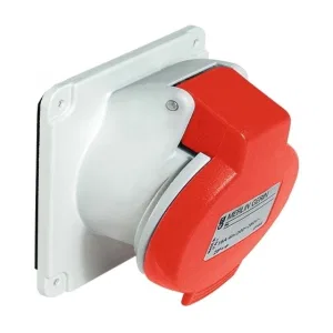 Schneider Electric PratiKa PKF32F435 - панельная угловая розетка 32 А, 3P+N+PE, IP44 (ШНАЙДЕР) Schneider Electric PratiKa PKF32F435 - панельная угловая розетка 32 А, 3P+N+PE, IP44 (ШНАЙДЕР)