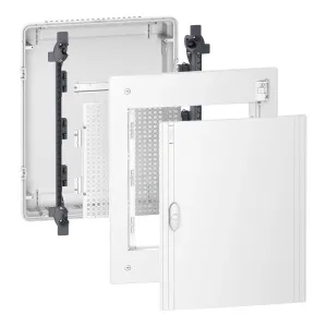 Щит мультимедийный Schneider Electric PRAGMA 13 мод., IP40, встраиваемый, Пластик, белая дверь (ШНАЙДЕР) Щит мультимедийный Schneider Electric PRAGMA 13 мод., IP40, встраиваемый, Пластик, белая дверь (ШНАЙДЕР)