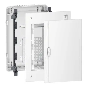 Щит мультимедийный Schneider Electric PRAGMA 18 мод., IP40, встраиваемый, Пластик, белая дверь (ШНАЙДЕР) Щит мультимедийный Schneider Electric PRAGMA 18 мод., IP40, встраиваемый, Пластик, белая дверь (ШНАЙДЕР)