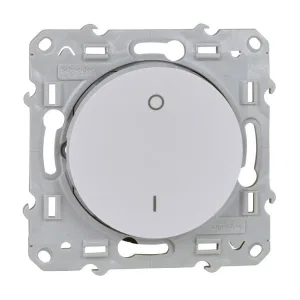 Выключатель 1-клавишный двухполюсный 16А Schneider Electric ODACE, скрытый монтаж, белый (ШНАЙДЕР) Выключатель 1-клавишный двухполюсный 16А Schneider Electric ODACE, скрытый монтаж, белый (ШНАЙДЕР)