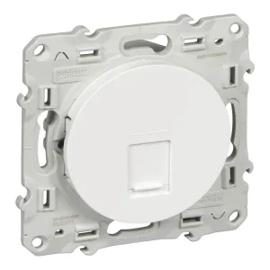 Schneider Electric ODACE S52R471 компьютерная розетка 1xRJ45 Cat.5e, белая (ШНАЙДЕР) Schneider Electric ODACE S52R471 компьютерная розетка 1xRJ45 Cat.5e, белая (ШНАЙДЕР)