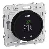 Schneider Electric S52R508 Odace термостат для теплого пола, дисплей, внешний датчик, черный